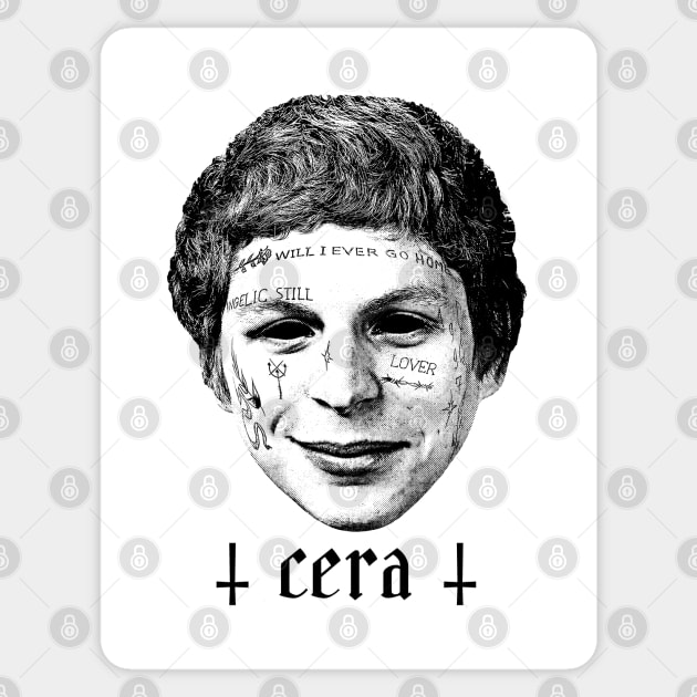 Michael Cera Punksthetic Design Sticker by DankFutura